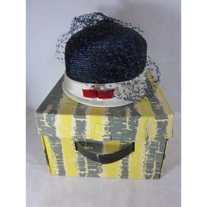 Gimbels Ladies Hat Art Deco Flapper Size 22